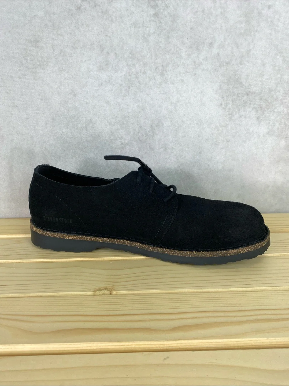 Birkenstock Uppsala Low Suede Leather Black Casual Comfot Oxfords Shoes 45 EUR